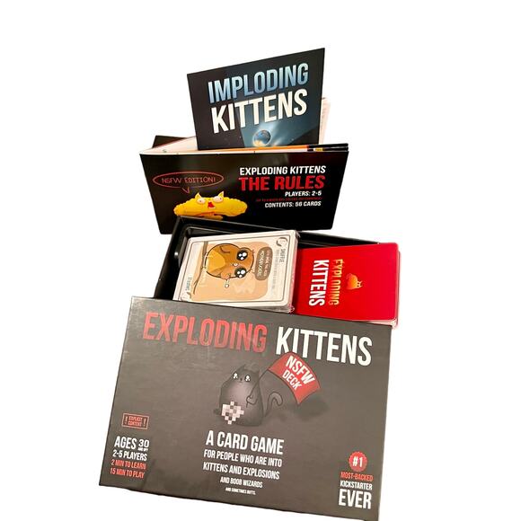 Exploding Kittens Card Game #1 Most-Backed Kickstarter EVER - Picture 3 of 3